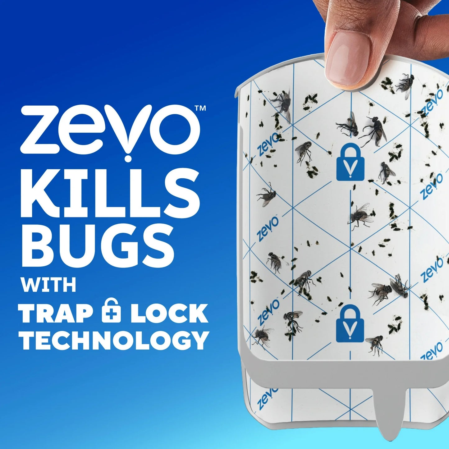Zevo Flying Insect Indoor Fly Trap: Easy, Mess Free Solution Light Trap Catches & Kills House Flies, Fruit Flies, Gnats, & More - Value Pack (2 Plug in Devices + 2 Refill Cartridges)