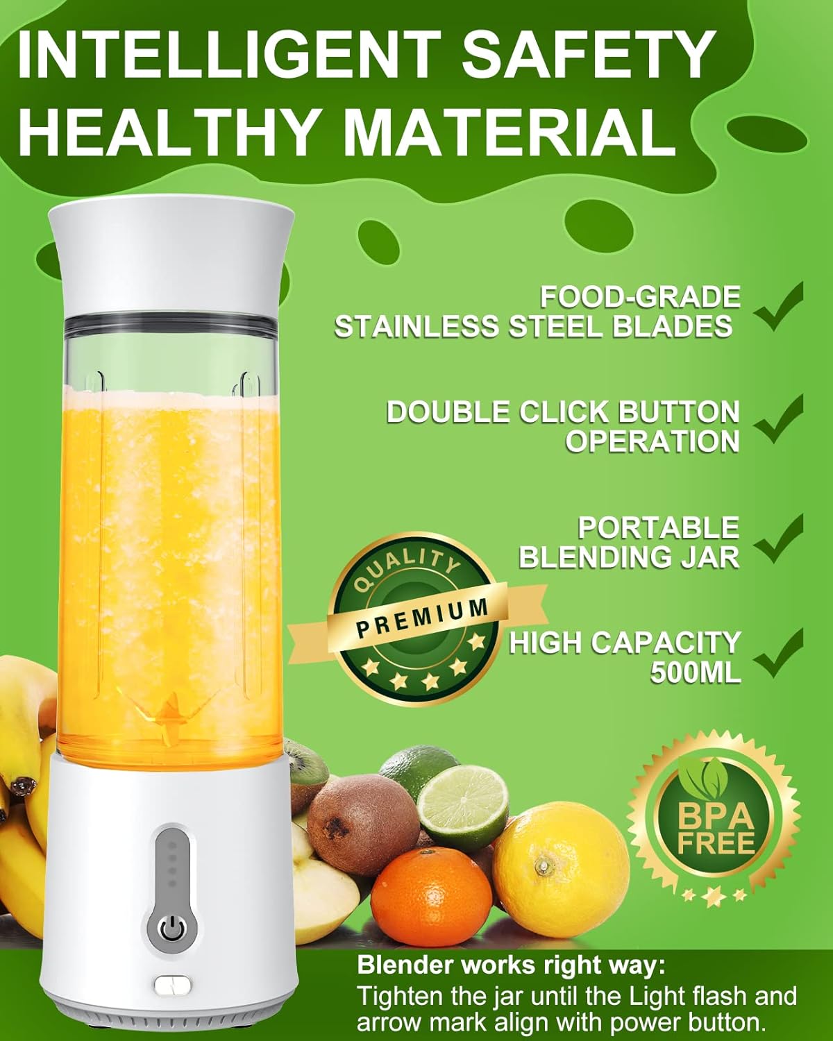 Portable Blender for Shakes and Smoothies