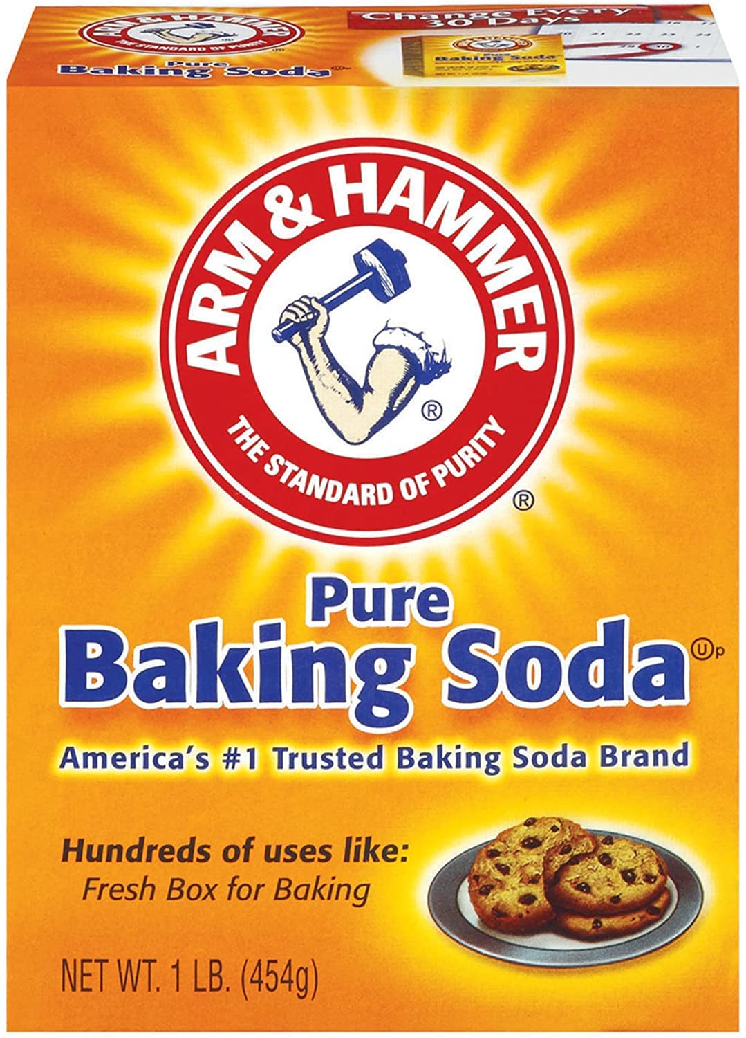 Arm & Hammer Baking Soda, 1 Pound (Pack of 2)