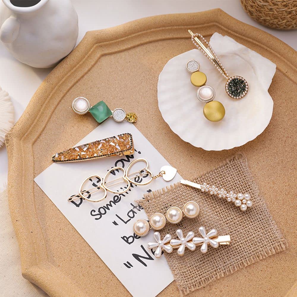 Pearl Hair Clip Set – Fairy Bangs & Headdress Clips