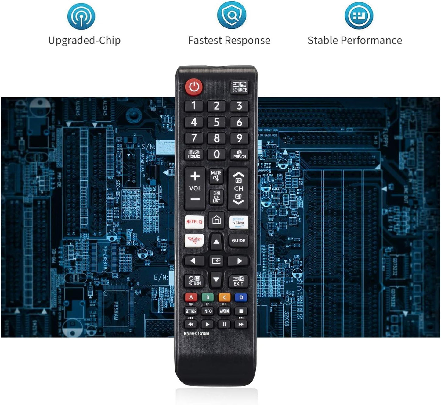 Replacement Remote Control Compatible with Samsung TV