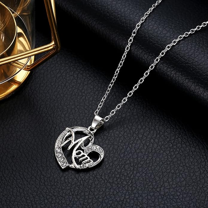 New Fashion Creative Mothers Day Gift Mom Diamond Necklace