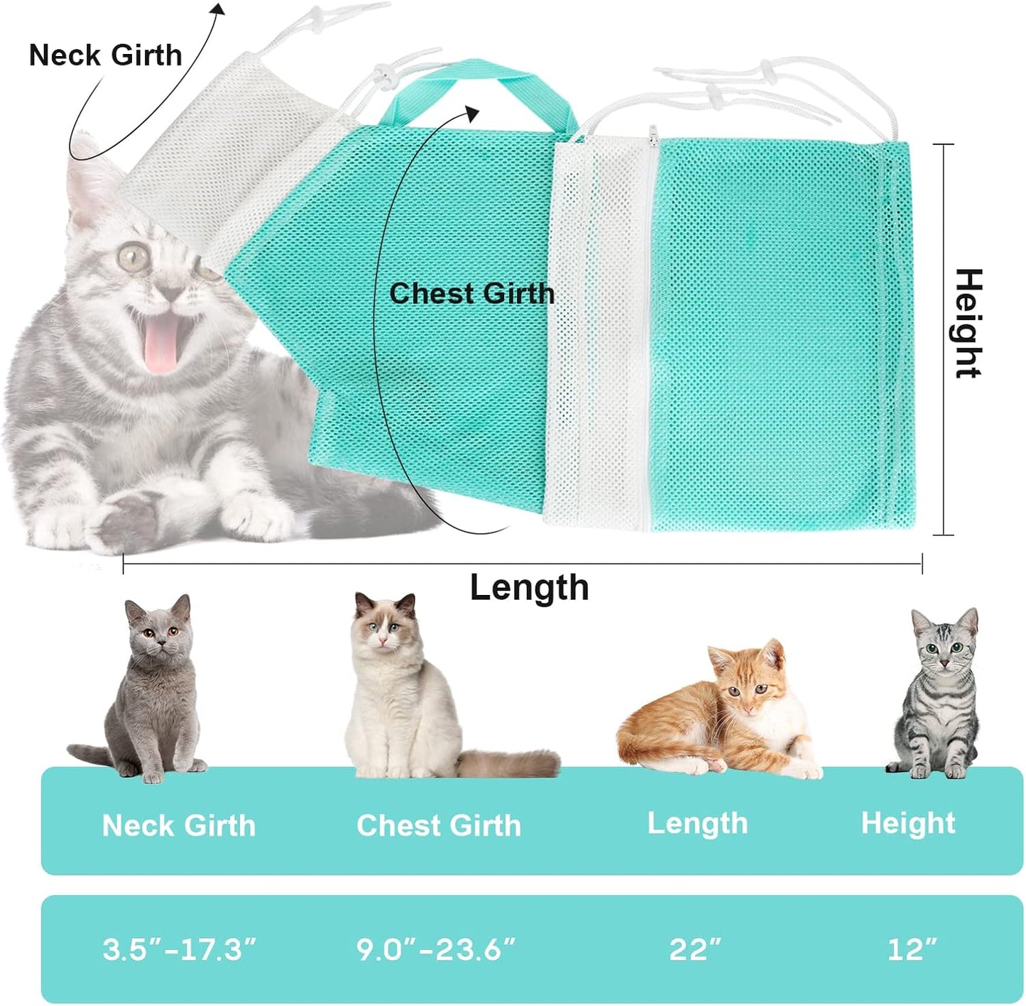 πΎ Cat Bathing Bag & Puppy Shower Sack β Adjustable, Anti-Scratch Pet Grooming Helper