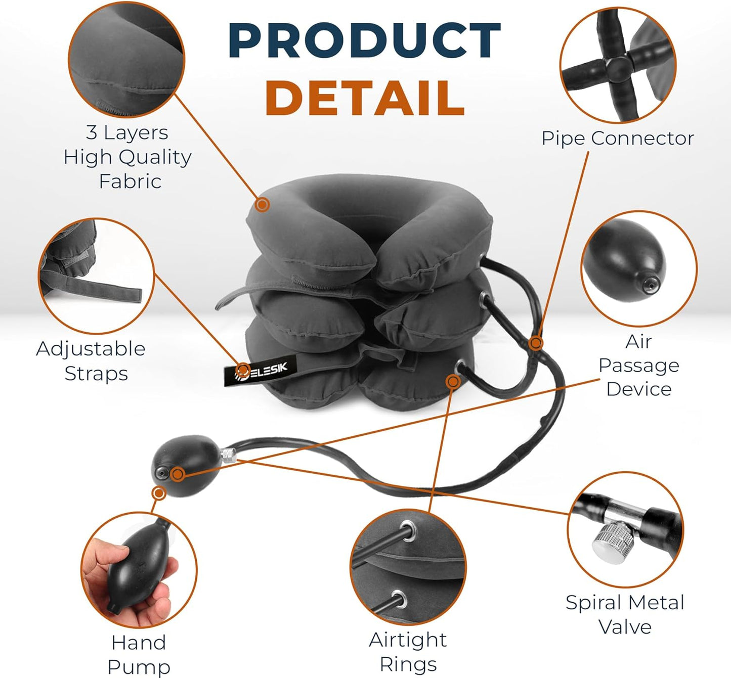 Neck Stretcher & Cervical Traction Device – Neck Brace for Pain Relief and Support