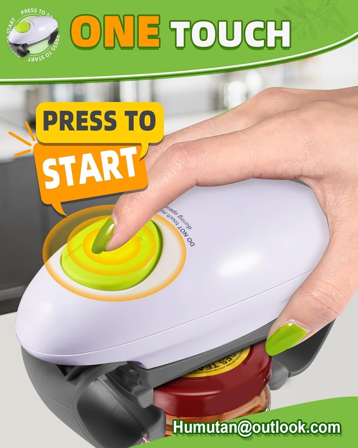 Electric Jar Opener for Seniors with Arthritis – One Touch Automatic Opener