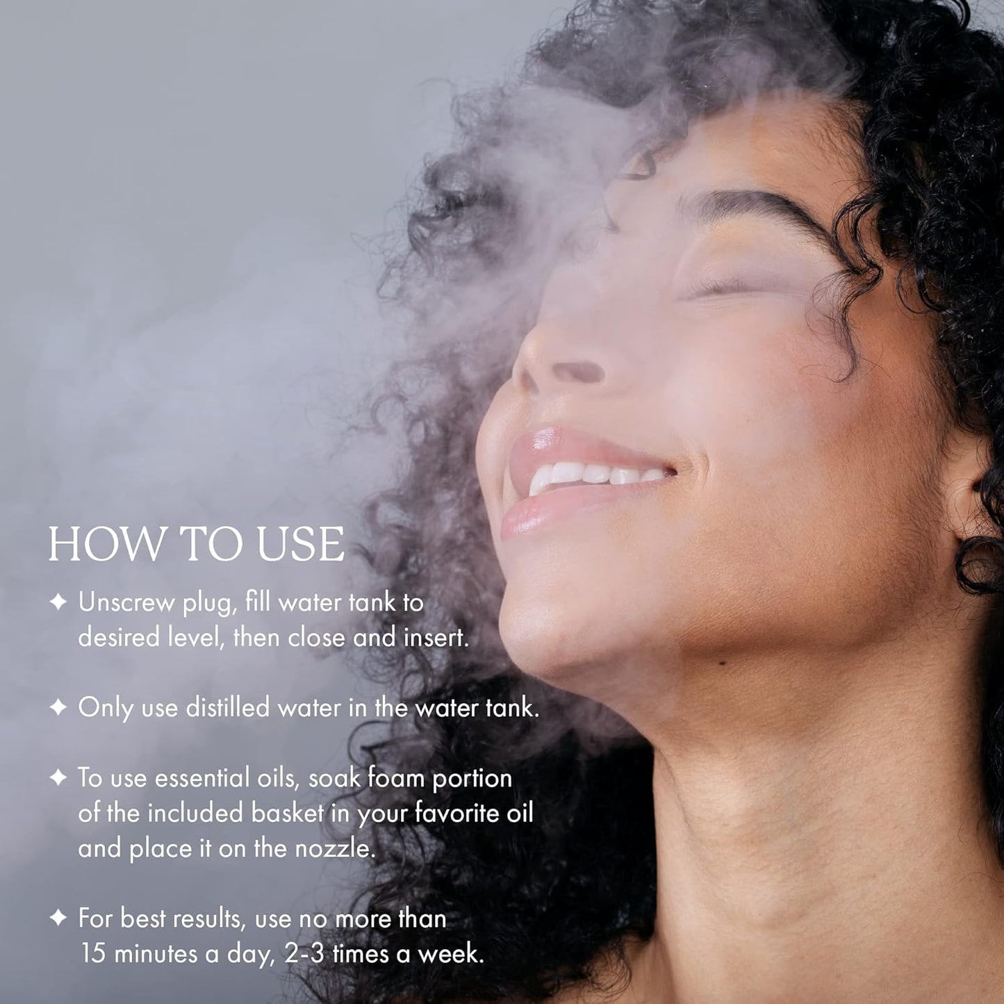 Vanity Planet Aira Ionic Facial Steamer (Rose Gold)