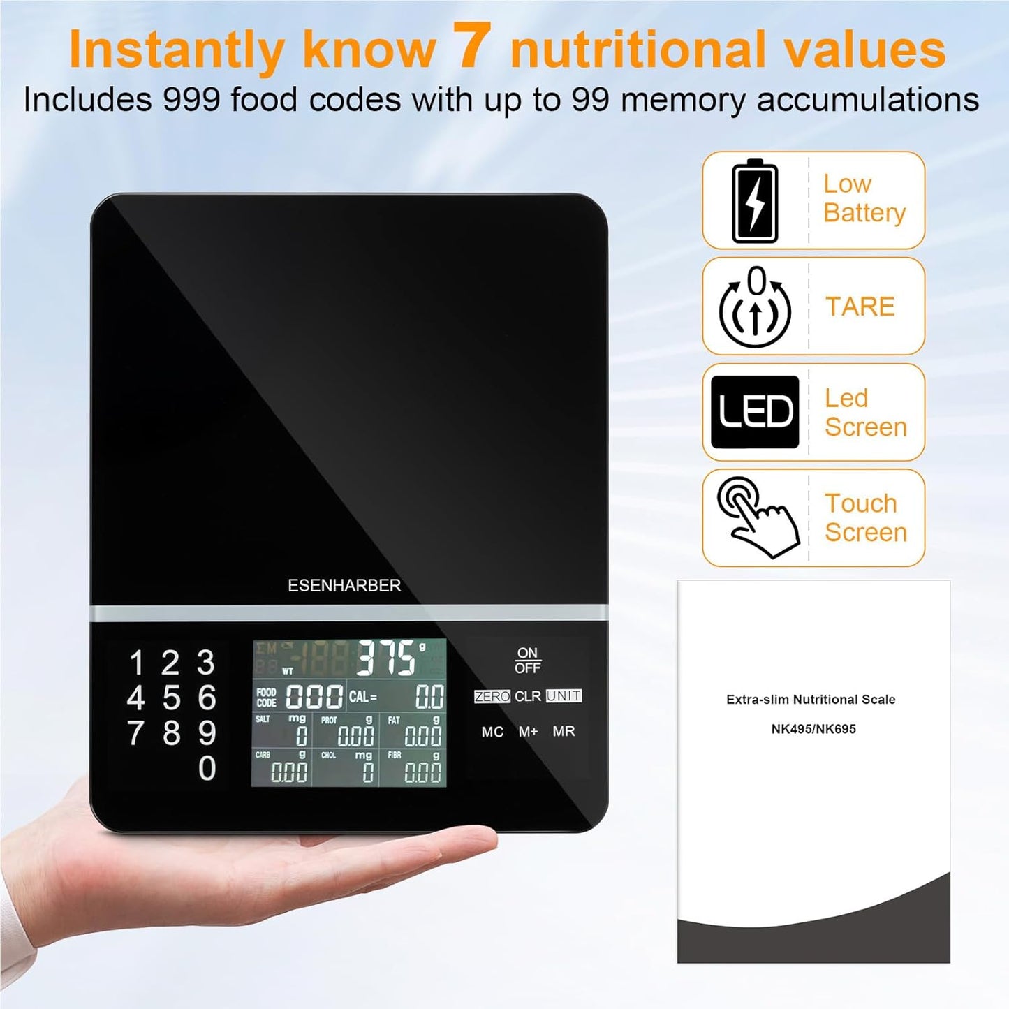 Food Scale with Nutritional Calculator