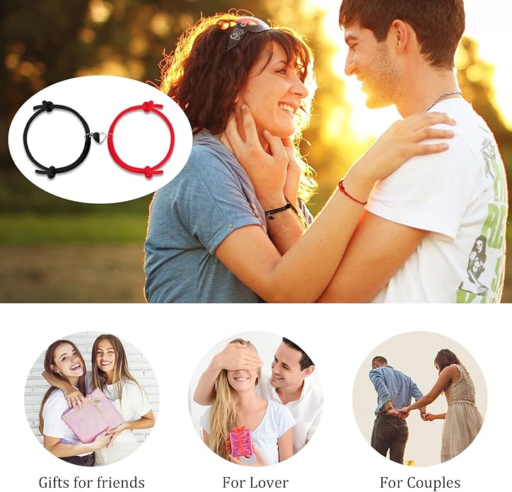 Matching Couples Bracelets – Long Distance Love Bracelets for Him & Her