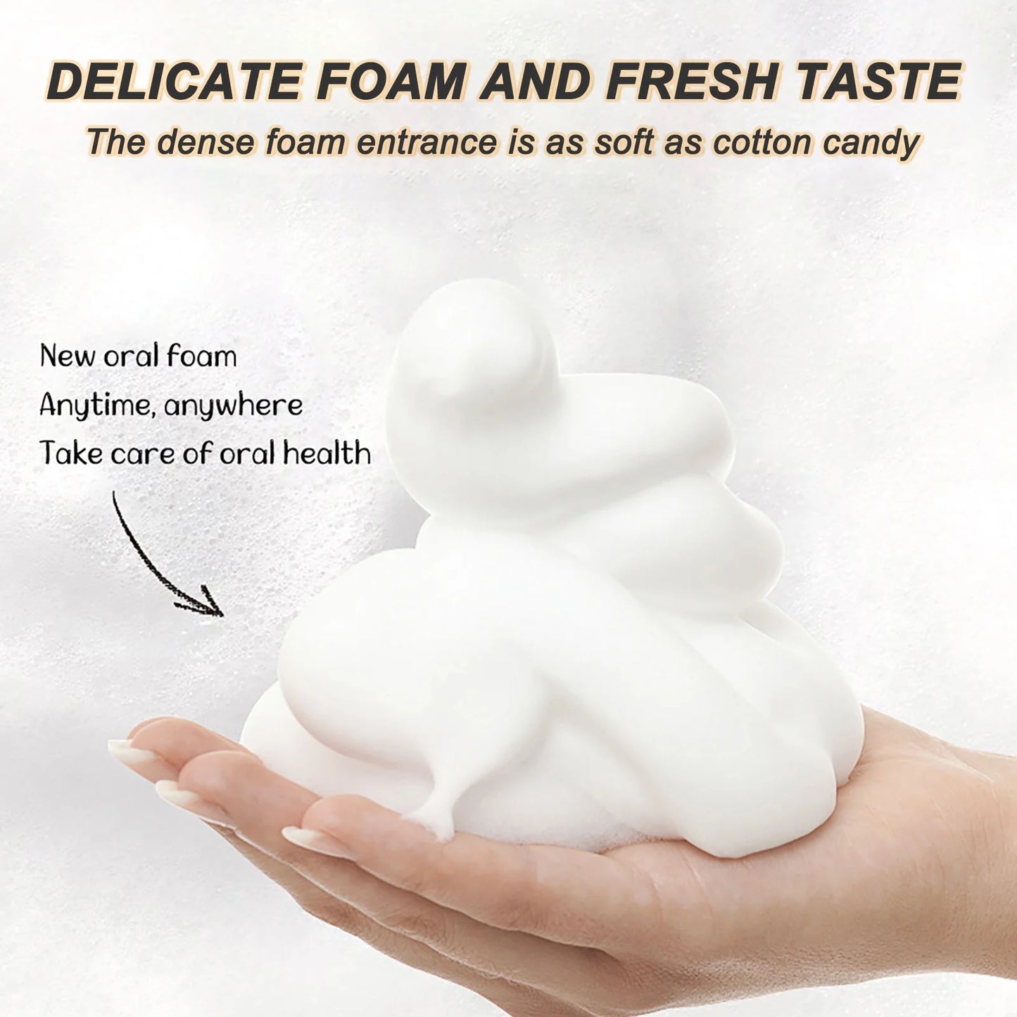 Foaming Mousse Toothpaste for Adults 360°Comprehensive Cleaning Teeth for Oral Health Aliver Teeth Whitening Foam Toothpaste