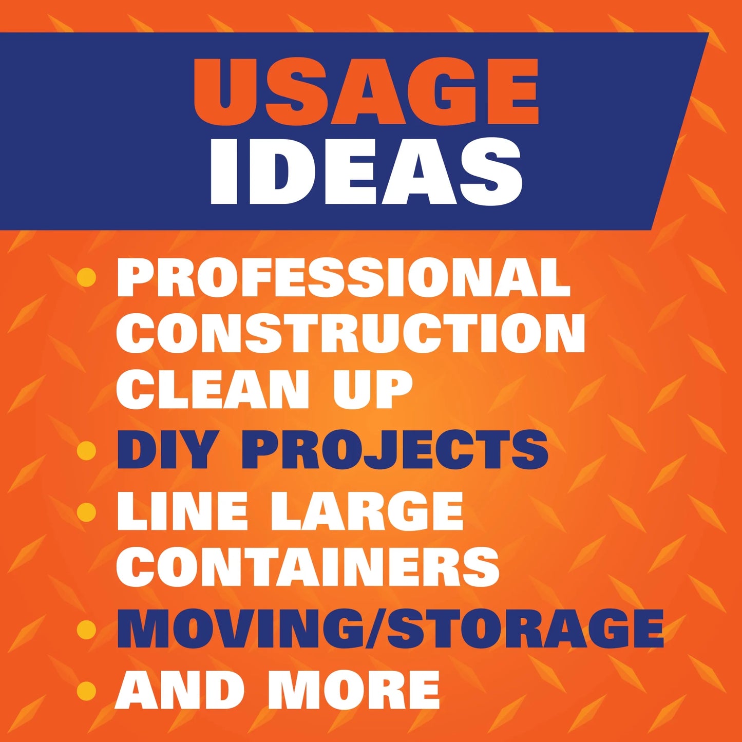 Hefty Heavy Duty Contractor Large Trash Bags, 45 gallon, 20 Count