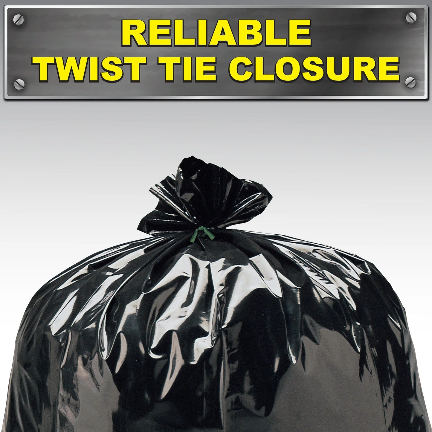 Brute Super Tuff® Contractor Bags, 55 Gallon, 20 Bags (Twist Tie)
