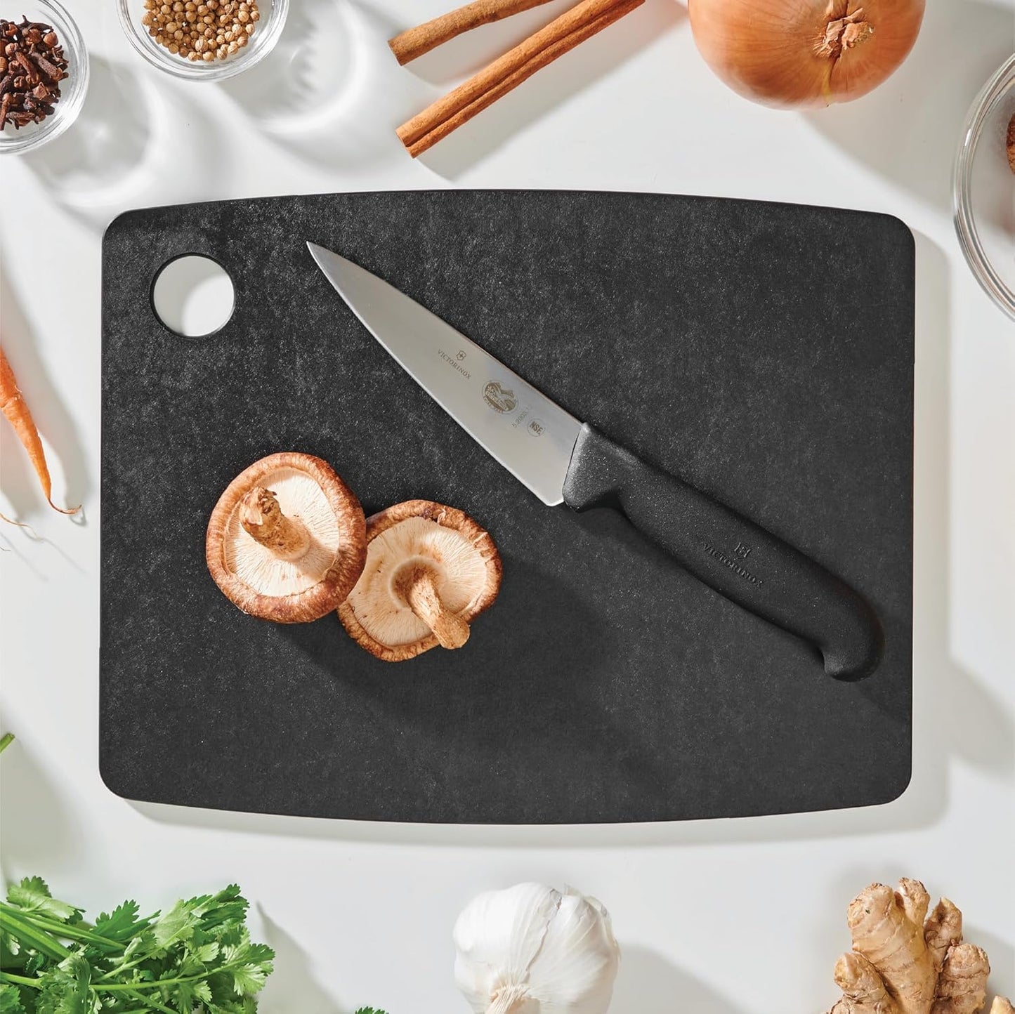 Kitchen Series Cutting Board, 11.5-Inch x 9-Inch, Slate