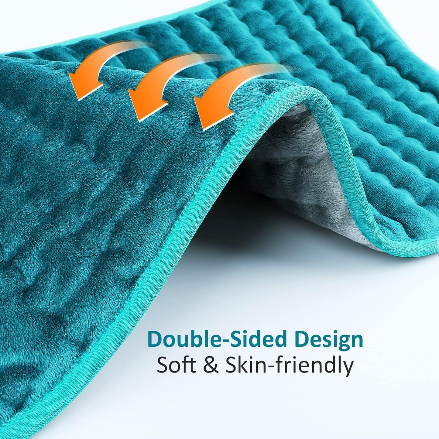 Electric Heating pad for Back/Shoulder/Neck/Knee/Leg Pain Relief, 6 Fast Heating Settings