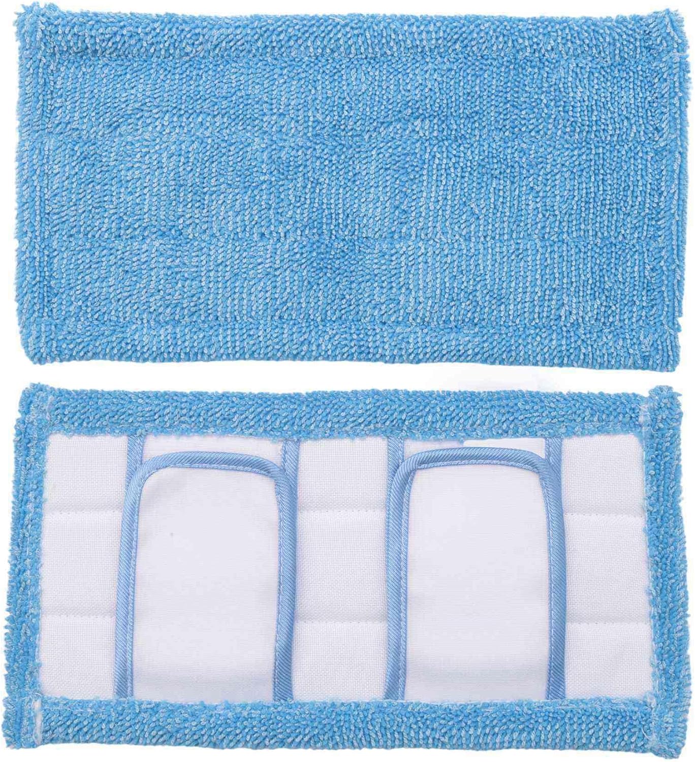 3 Pack Microfiber Mop Pads Compatible with Swiffer WetJet Washable Reusable Refills