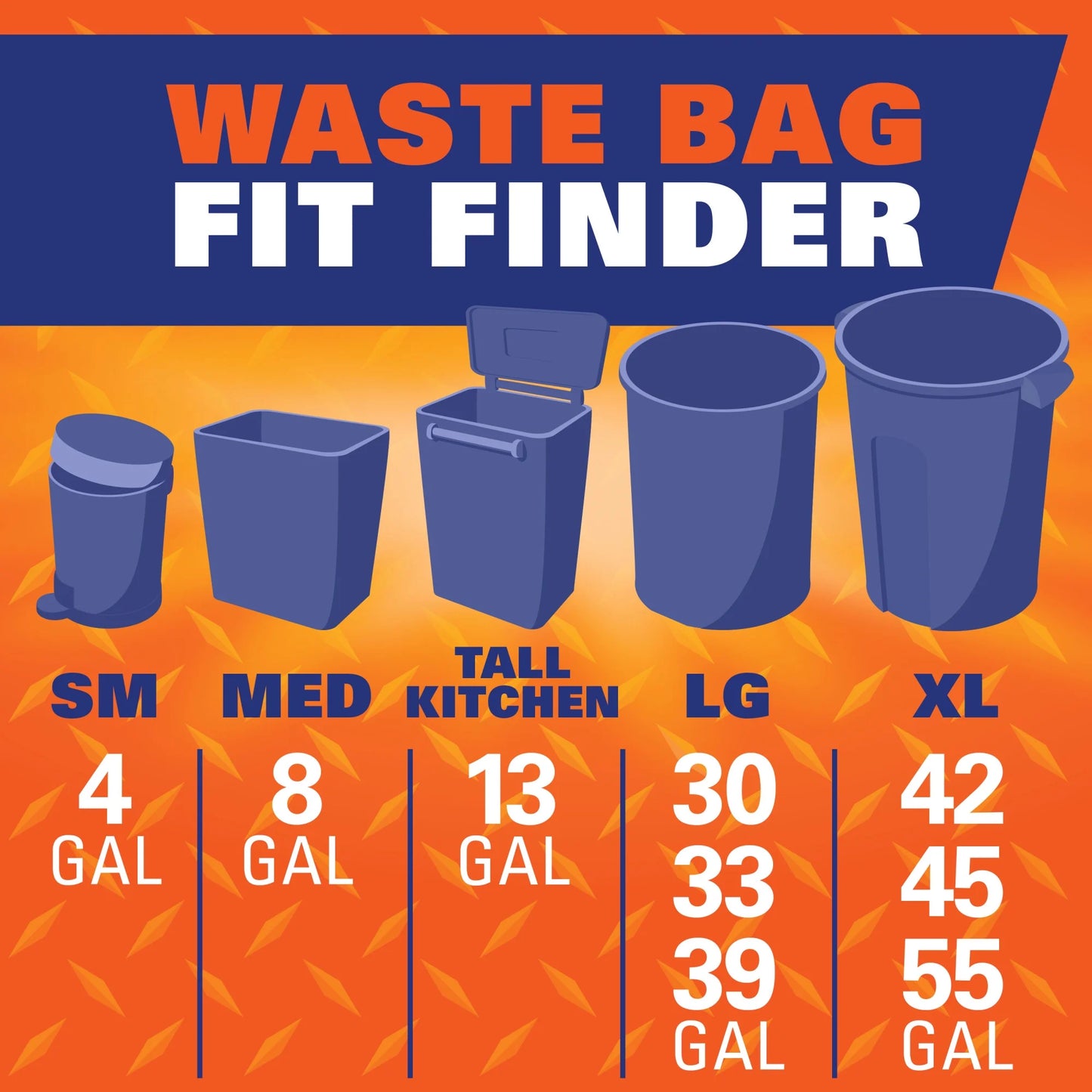 Hefty Heavy Duty Contractor Large Trash Bags, 45 gallon, 20 Count