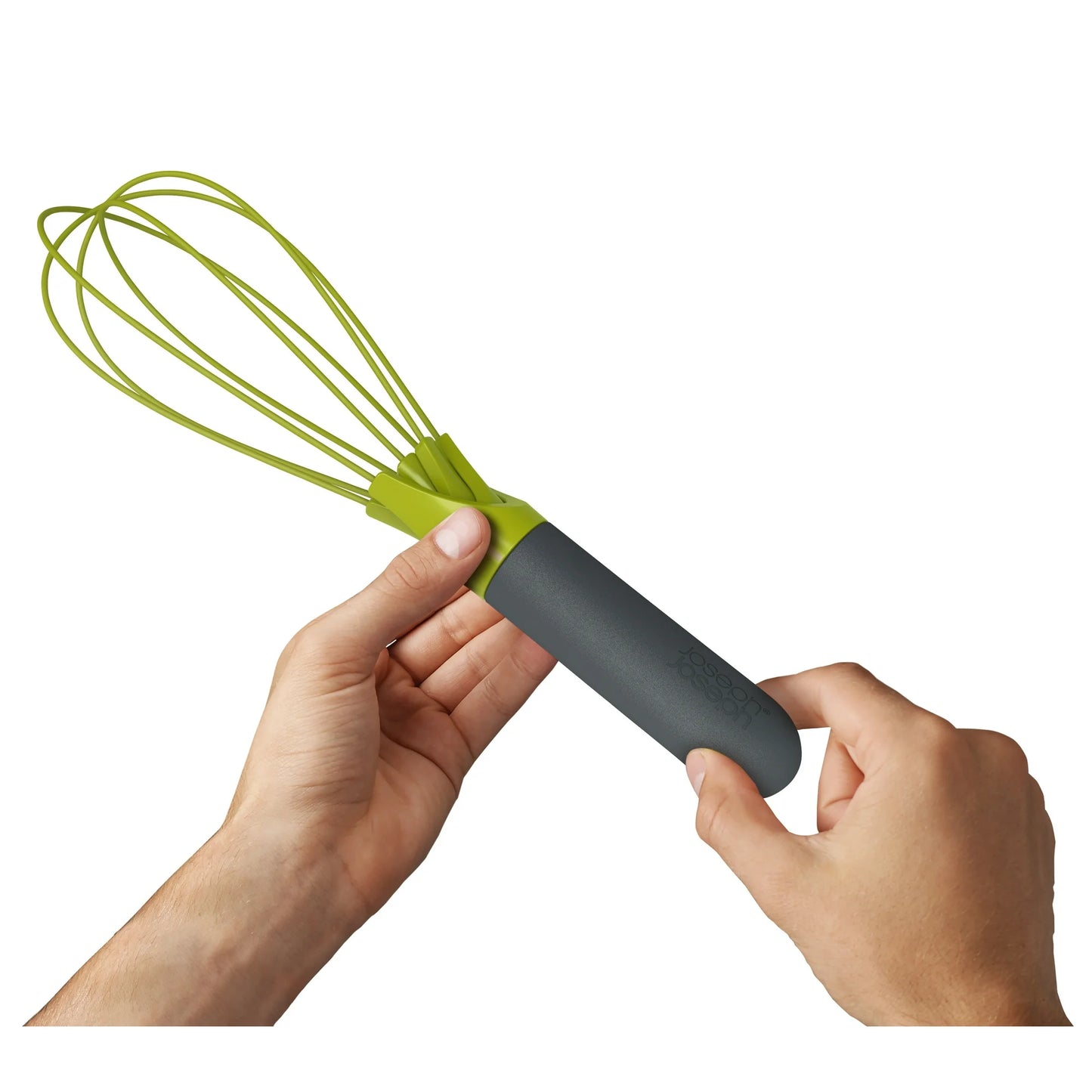 Joseph Joseph Twist Whisk 2-In-1 Collapsible Balloon and Flat Whisk Silicone Coated Steel Wire