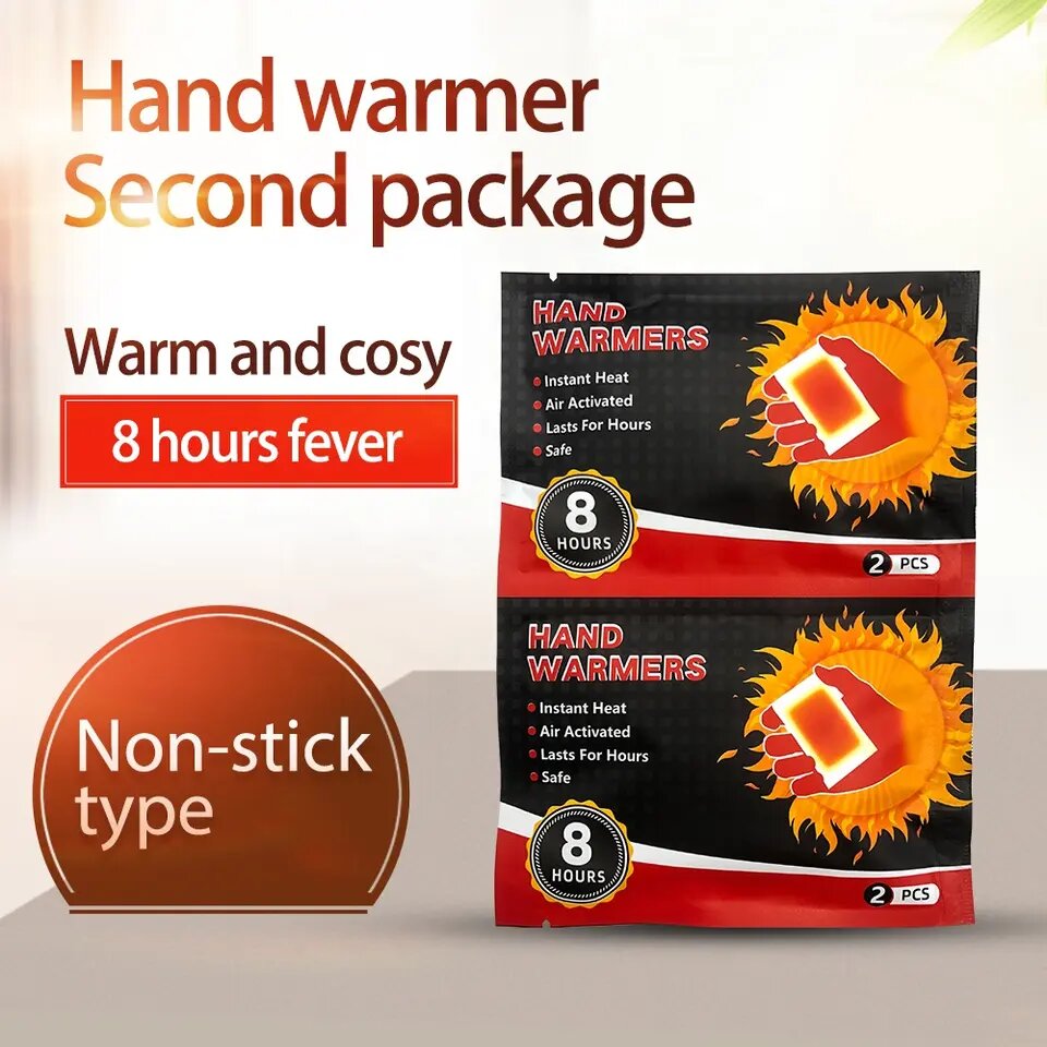 🔥 10 Pack (2pcs Each) Air-Activated Warmers – Natural, Odorless & Long-Lasting Heat for Up to 8 Hours