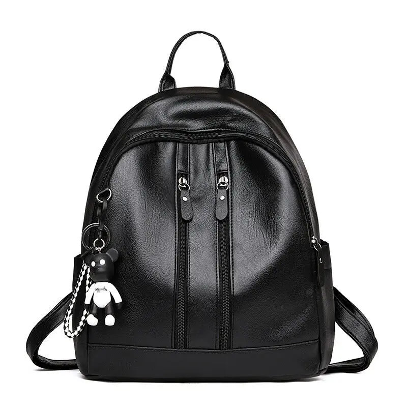 Backpack Bags Women PU Leather Classic Double Shoulder Purse Tote Travel New