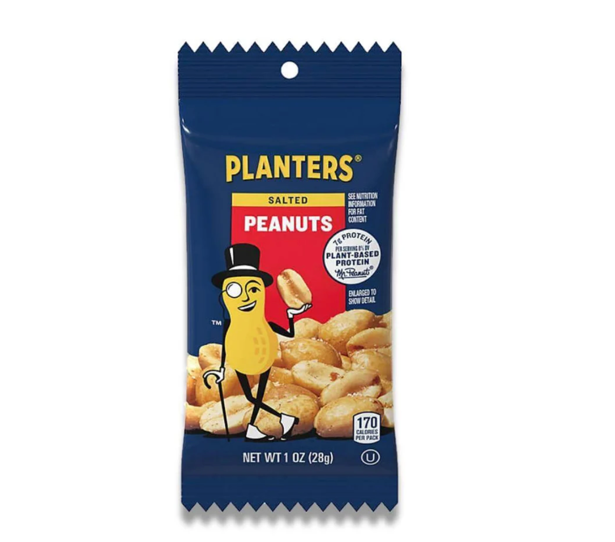 Planters Salted Peanuts - 1 oz Packs, 48 Count Box