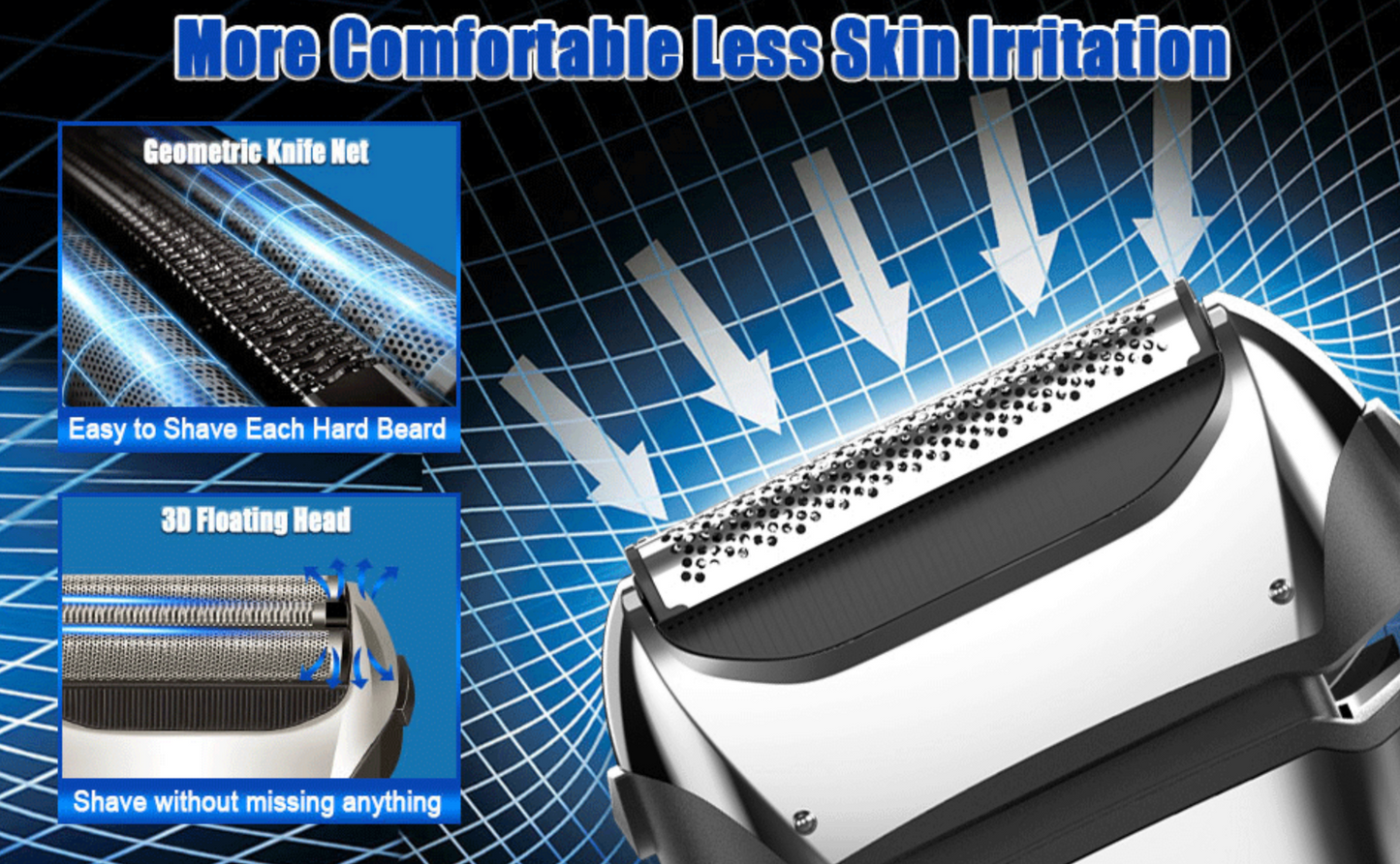 Electric Razor for Men,Shavers for Men Electric Razor Wet Dry
