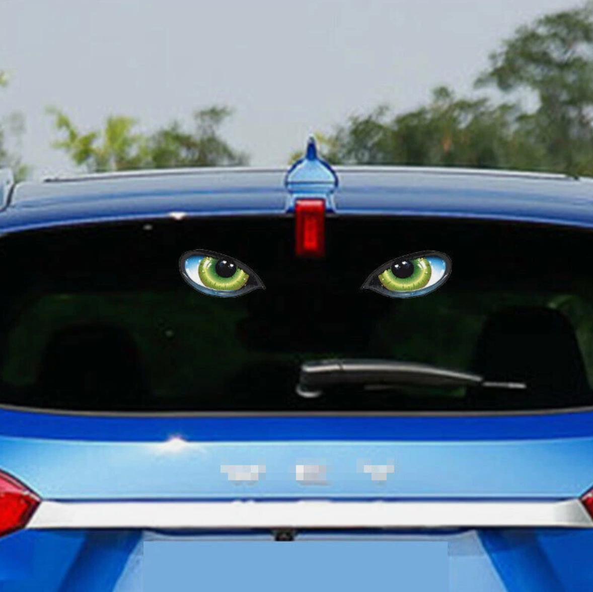 ποΈ 3D Cat Eye Car Stickers β Fierce & Fun Vehicle Decoration (2 Pcs Set)