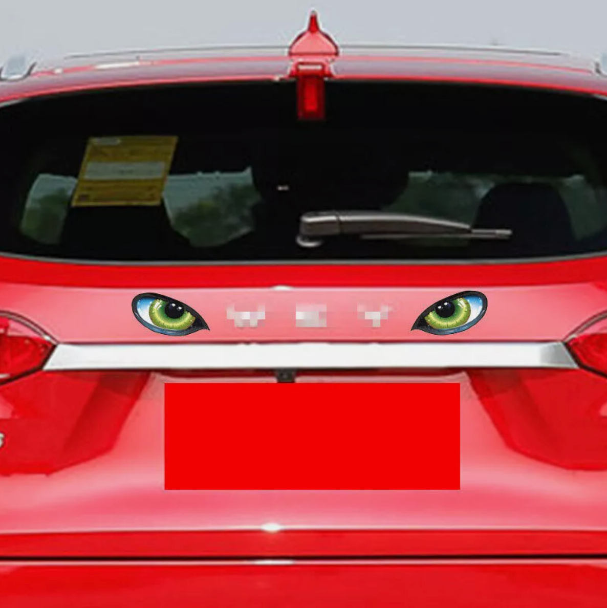 ποΈ 3D Cat Eye Car Stickers β Fierce & Fun Vehicle Decoration (2 Pcs Set)