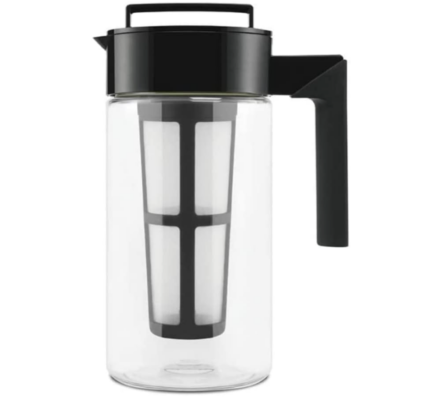 Deluxe Brew Coffee Maker - Airtight Pitcher with Leak-Free Lid - BPA-Free Cold Brew Maker with Silicone Handle