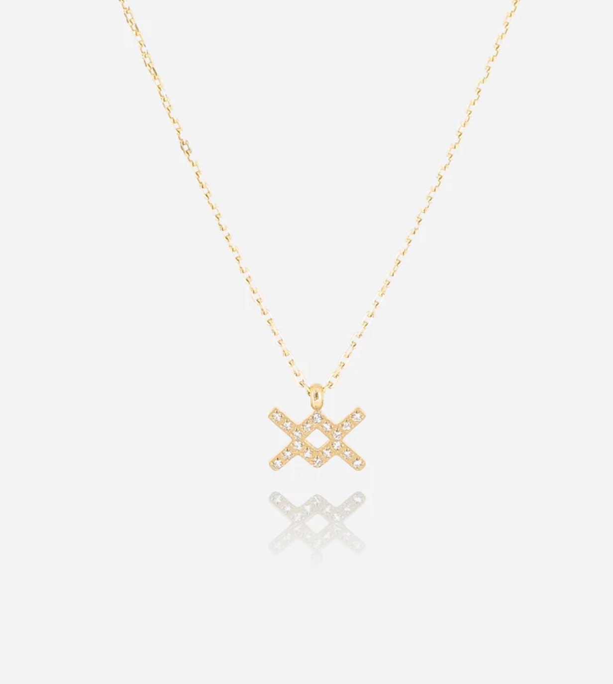 Gold Plated Stainless Steel Aquarius Necklace – Zodiac Sign Pendant for Women & Men