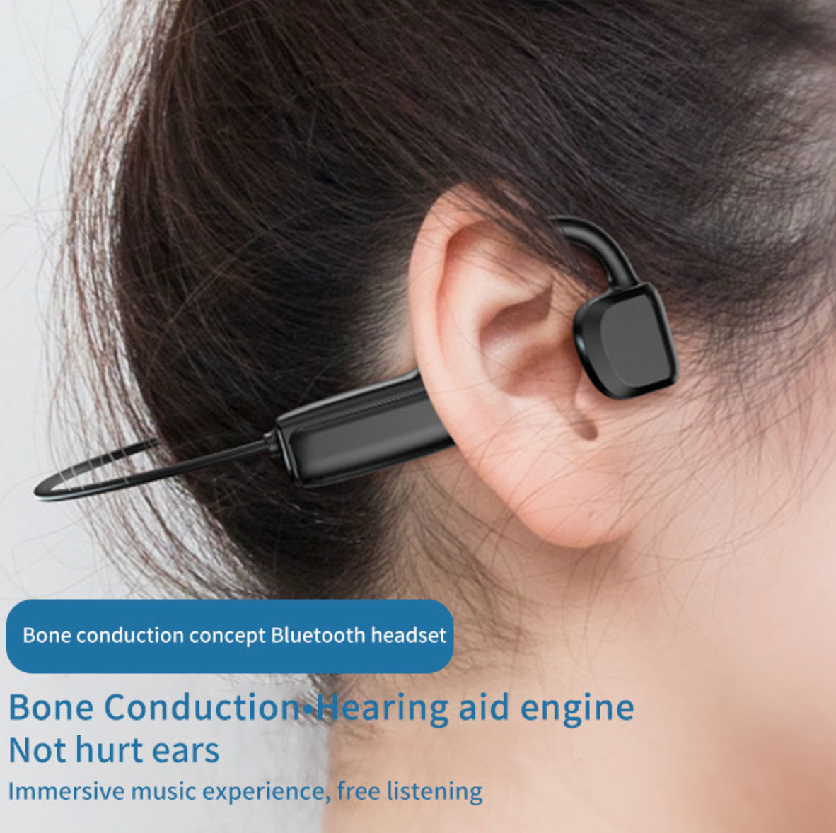 Bone Conduction Bluetooth 5.0 Headphones β Wireless Open-Ear Sport Earbuds