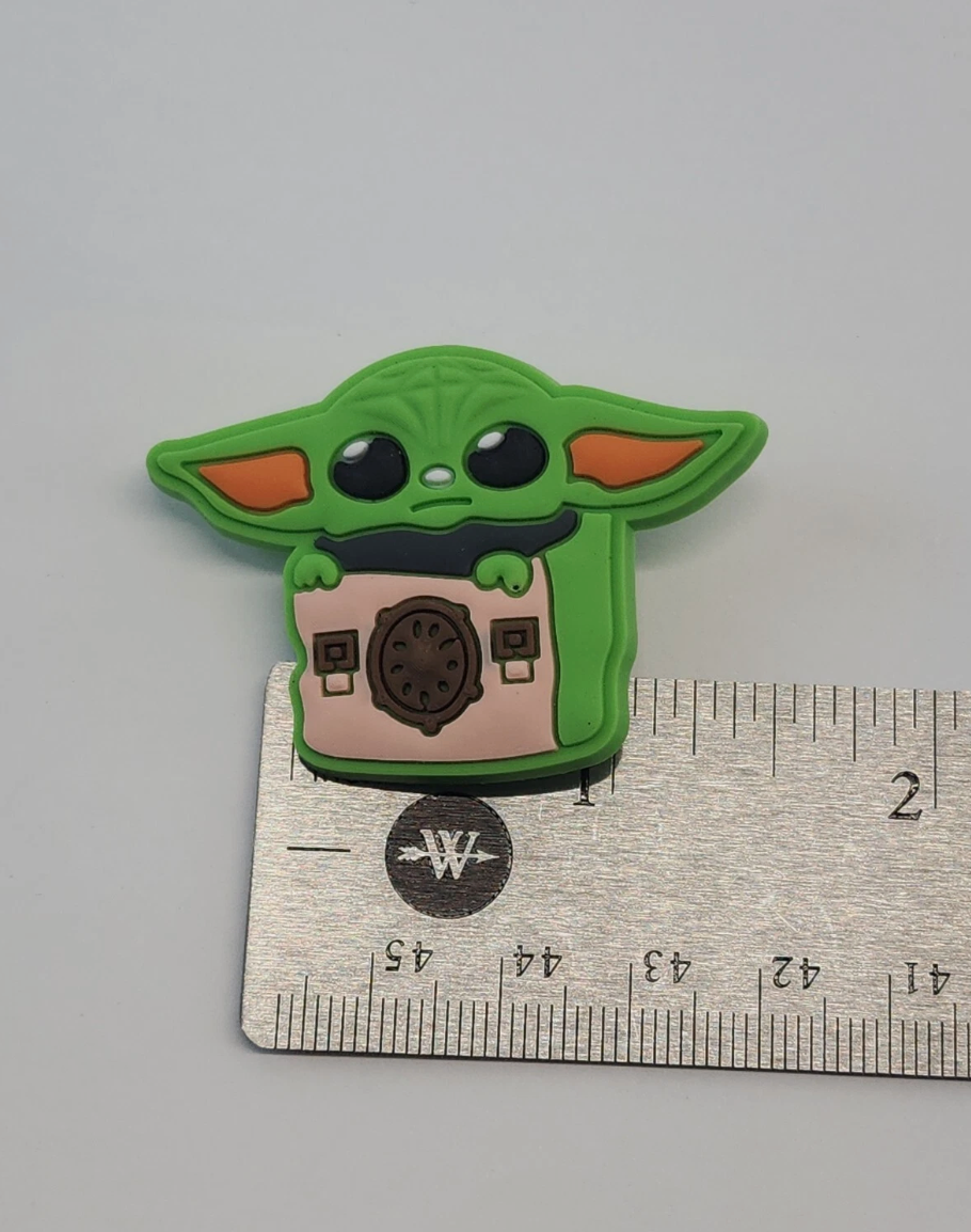 Baby Yoda Croc Charms β Set of 4 High-Quality Shoe Decorations for Crocs & Wristbands