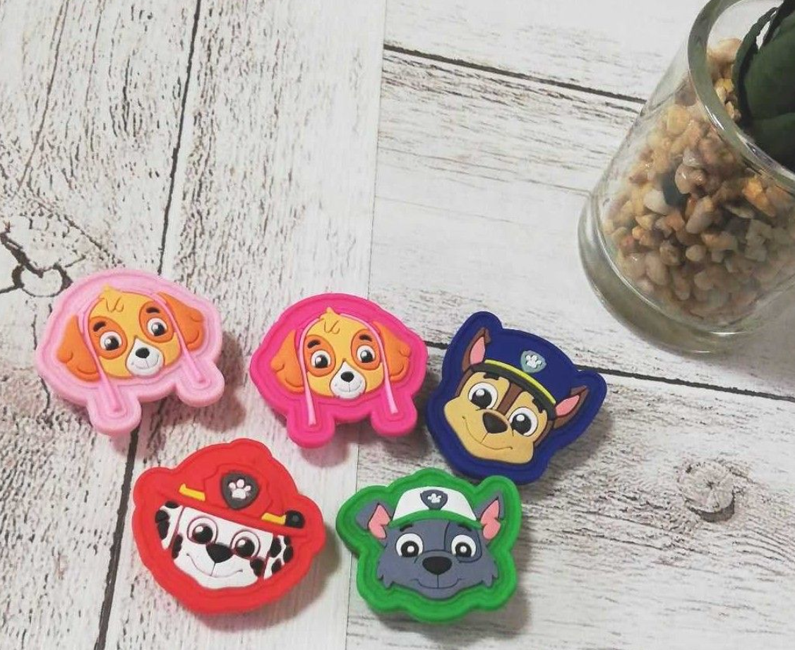 Paw Patrol Shoe Charms – Set of 5 Croc Accessories for Kids
