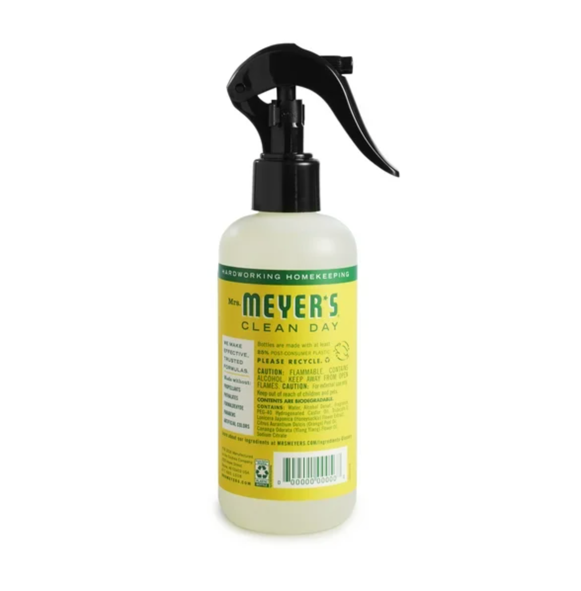 MRS. MEYER'S CLEAN DAY Room and Air Freshener Spray, Non-Aerosol Spray Bottle Infused with Essential Oils, Honeysuckle, 8 fl. oz
