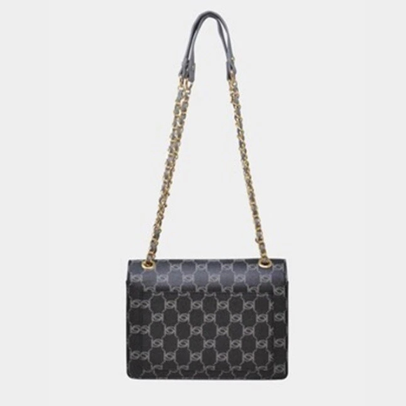 BEBE Serena monogram shoulder bag - Black