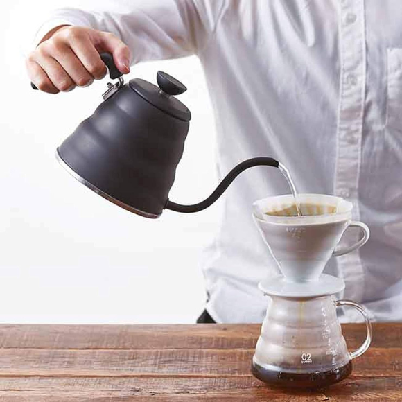 V60 "Buono" Gooseneck Drip Kettle, 1200ml, Matte Black