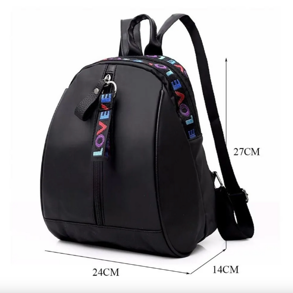 Mini Backpack for Women & Teens, Small Lightweight Oxford Cloth Shoulder Bag