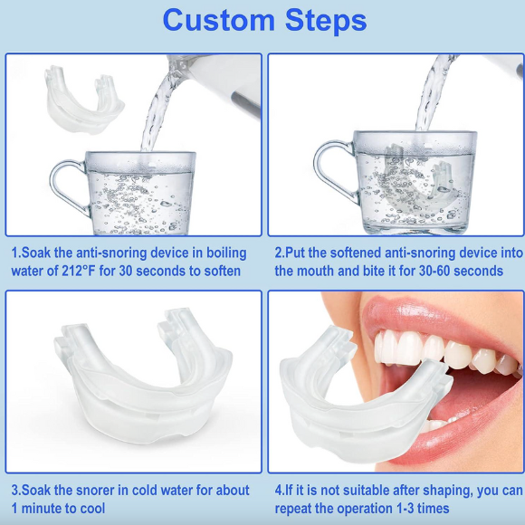 Anti-Snoring Mouth Guard – Adjustable Mouthpiece Device for Men & Women