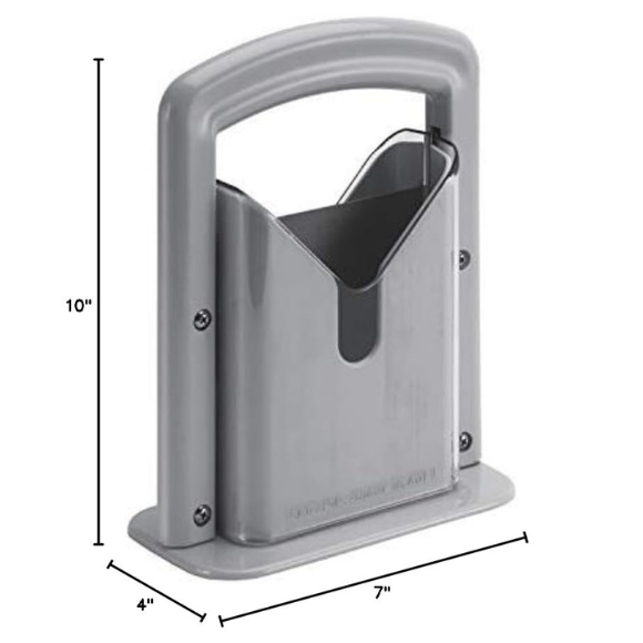 Winco BGS-1 Commercial Manual Bagel Slicer, Gray