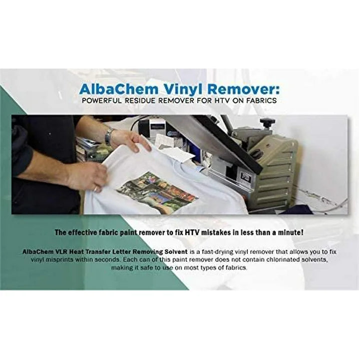 AlbaChem Original VLR Heat Transfer Letter Removing Solvent - Paint Remover for Fabric 20 fl. oz.