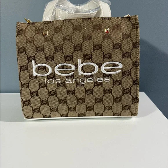 BEBE Talulla small satchel - White