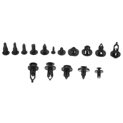 200 Pcs Push Bumper Fastener Rivet Clips with 6 Size Auto Body Retainer Clips