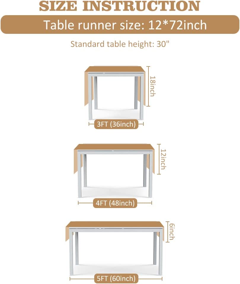 Rustic Boho Macrame Table Runner 12βx72β β Cotton & Jute Blend with Tassels, Farmhouse Dining Decor
