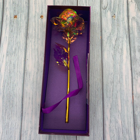 🌹 Gold-Plated Rose in Elegant Gift Box – Timeless Gift for Weddings, Anniversaries, Valentine’s & More