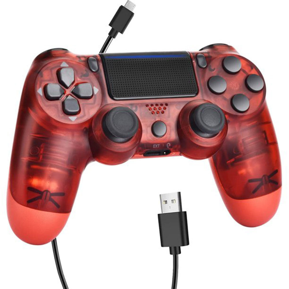 Generic Wireless Controller for PlayStation 4 Custom Red Rock Lightning