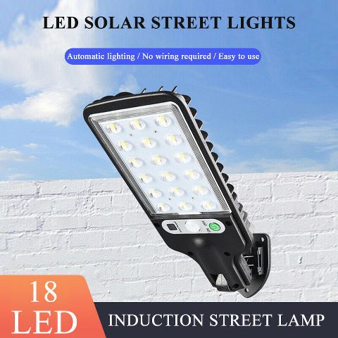 Super Bright 990000LM LED Solar Motion Sensor Light Outdoor Garden Street Lamp