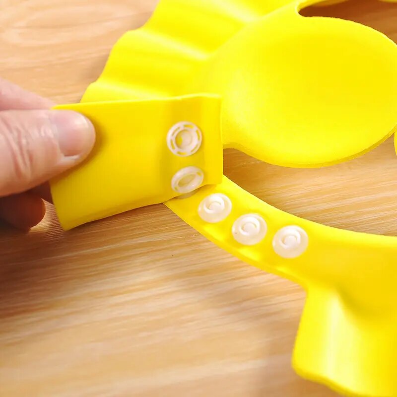 Baby Shower Cap for Kids Toddlers Adjustable Bath Protector Hat Eyes Ears Wash Shield Shampoo Hair