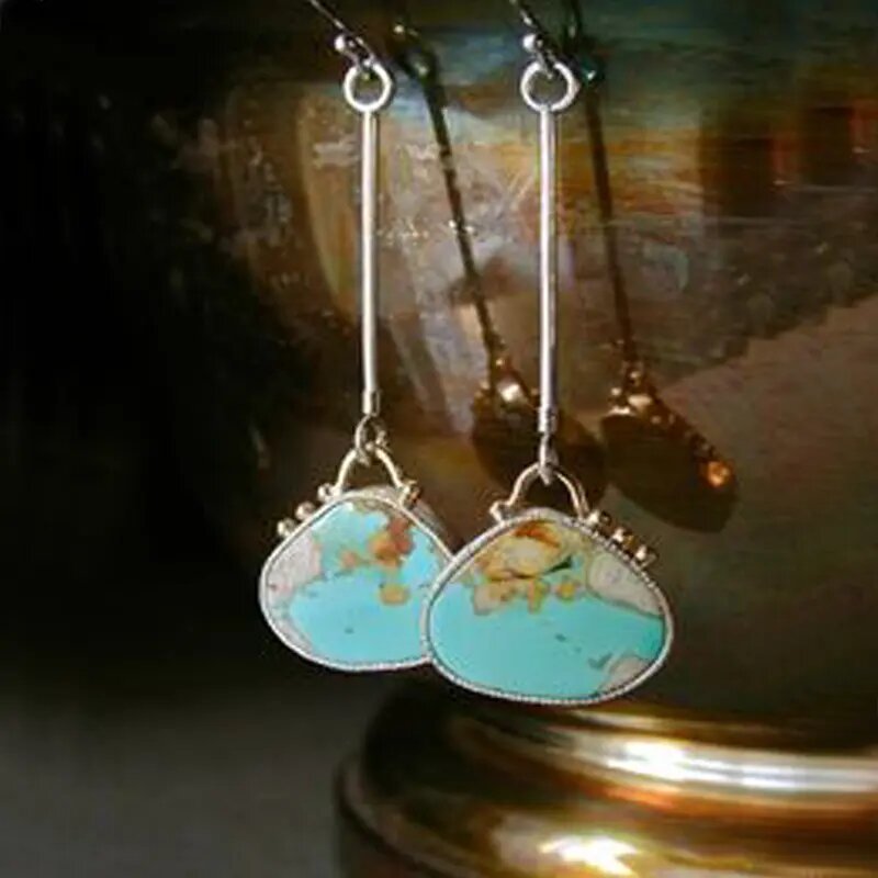 π’ Vintage Silver Opal Turtle Dangle Earrings β Wedding & Party Jewelry πβ¨