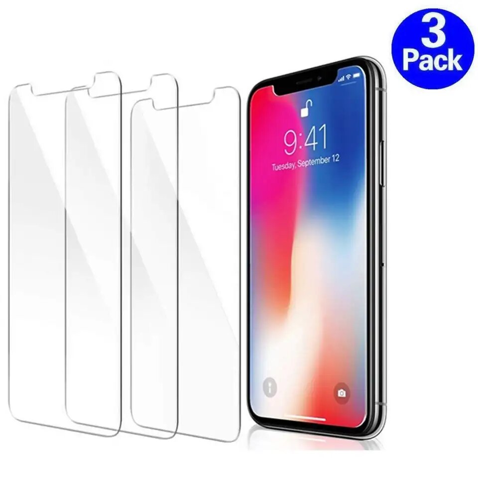 3 Pack Glass Screen Protector for Iphone 13 Pro Max/14Plus