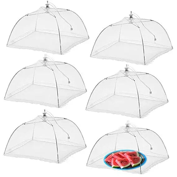 Brand New! 2 Pack Mesh Food Net Covers Umbrella, 17" x 17"