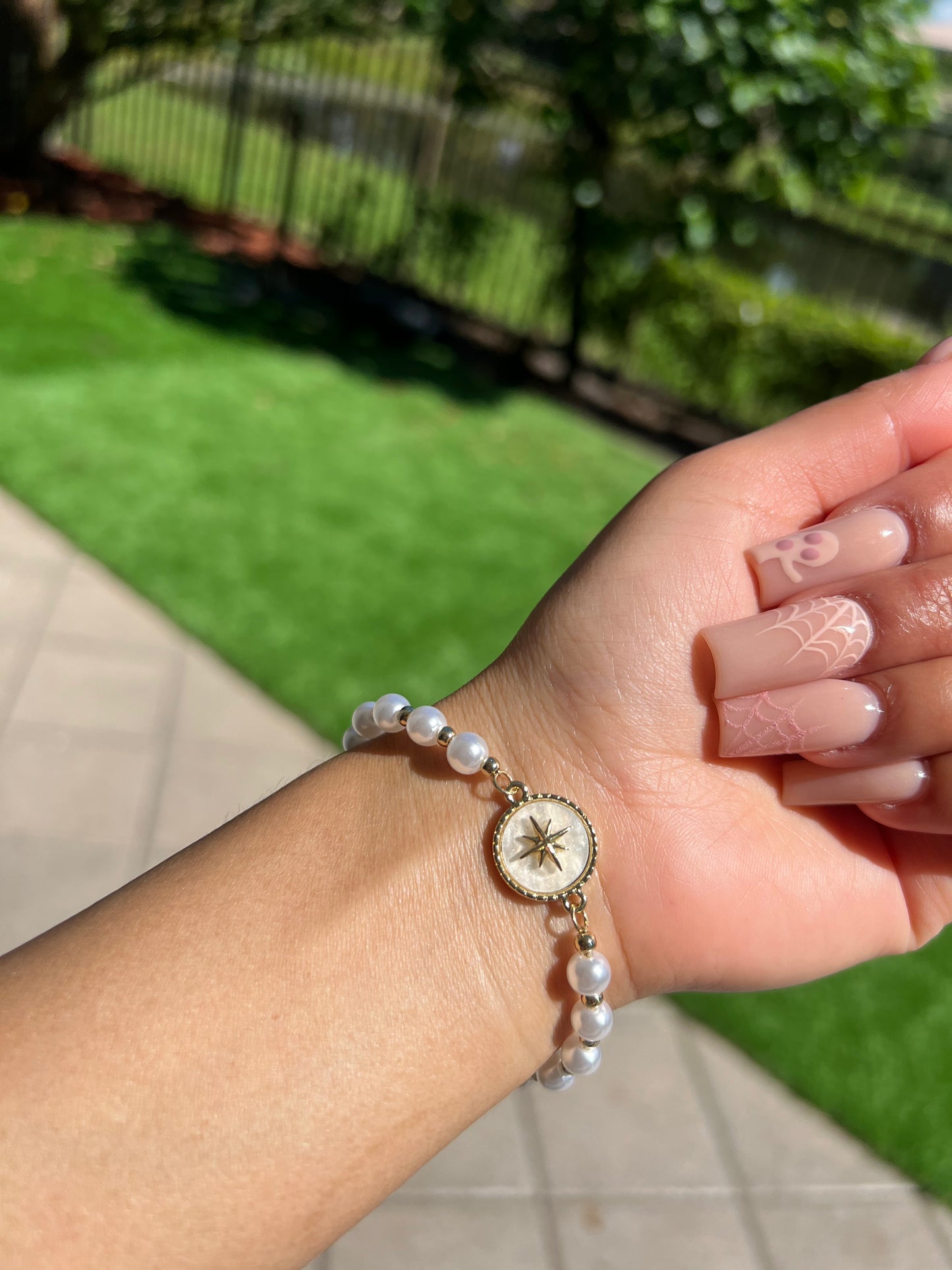 Fashion round pearl bracelet wholesale