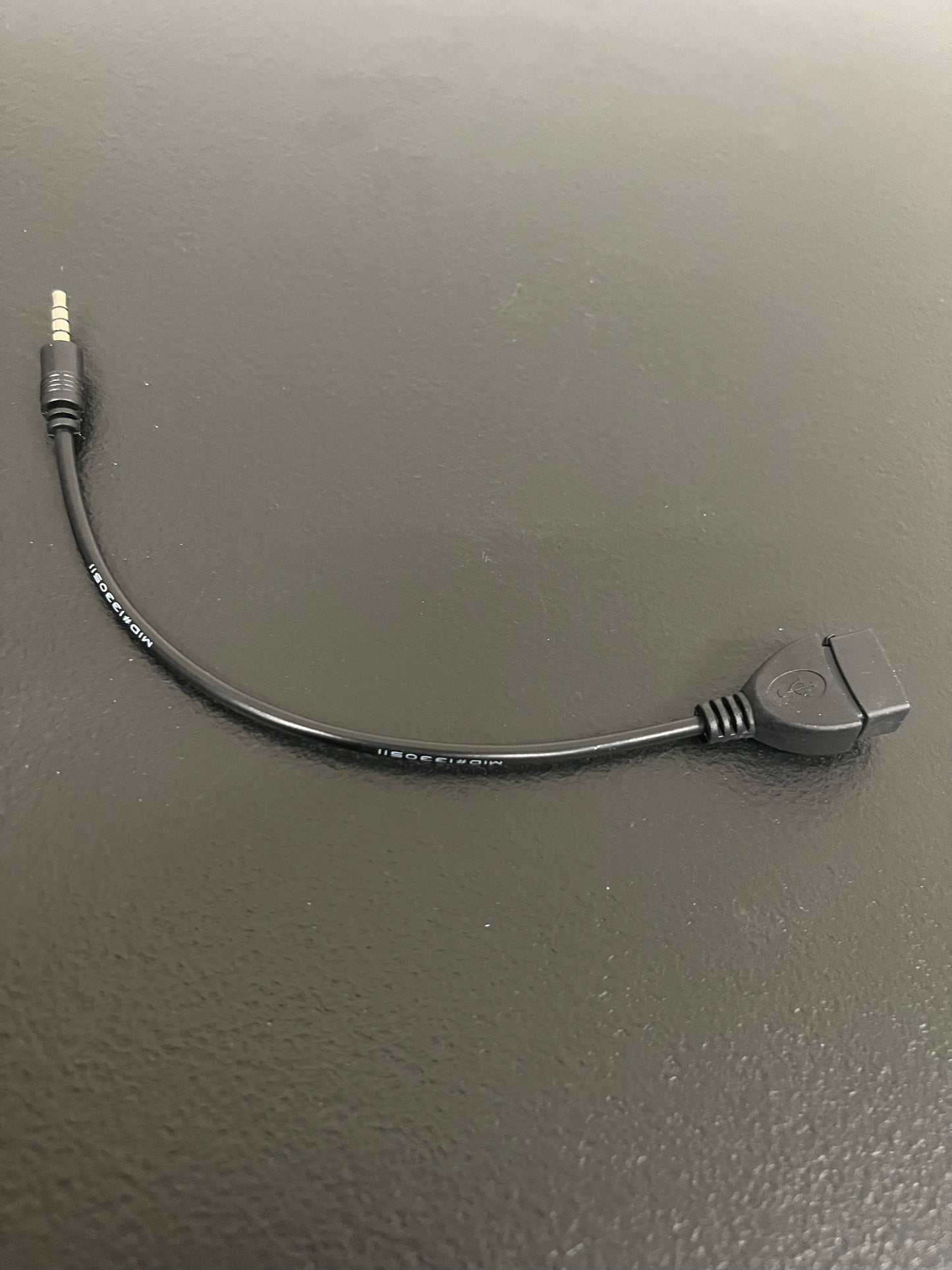 Xewsqmlo 3.5mm Male to USB 2.0 Female Car AUX Stereo Audio Adapter Cable